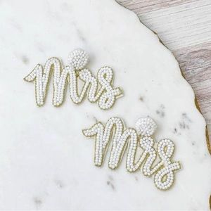 Mrs Beaded Earrings